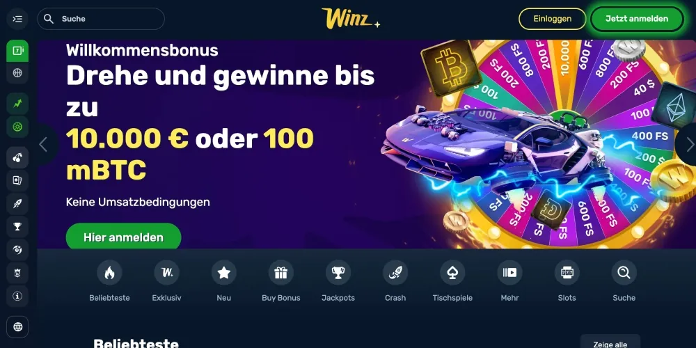 Klicken Sie auf das Anmeldeformular