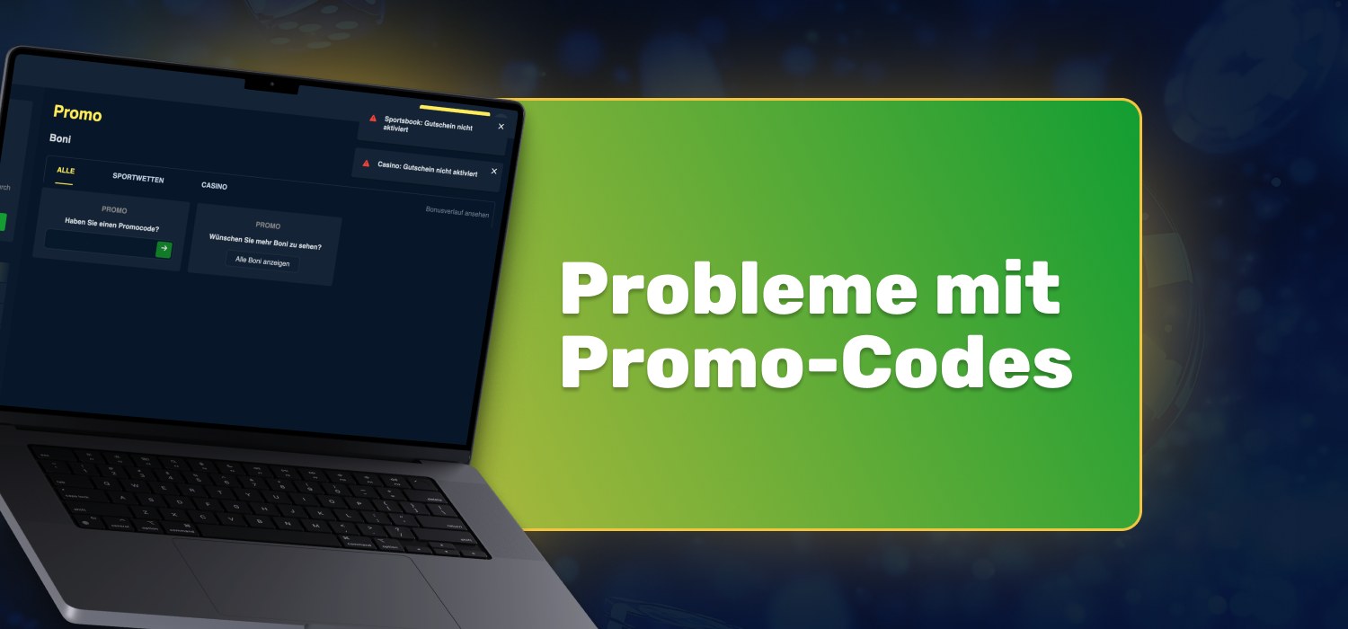 mögliche Probleme mit Codes