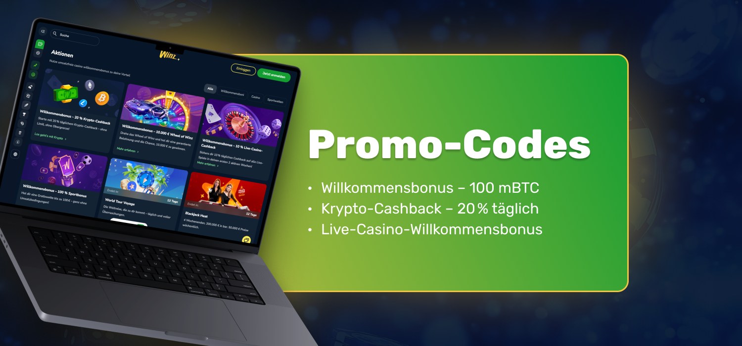 Promo-Codes für Winz-Nutzer